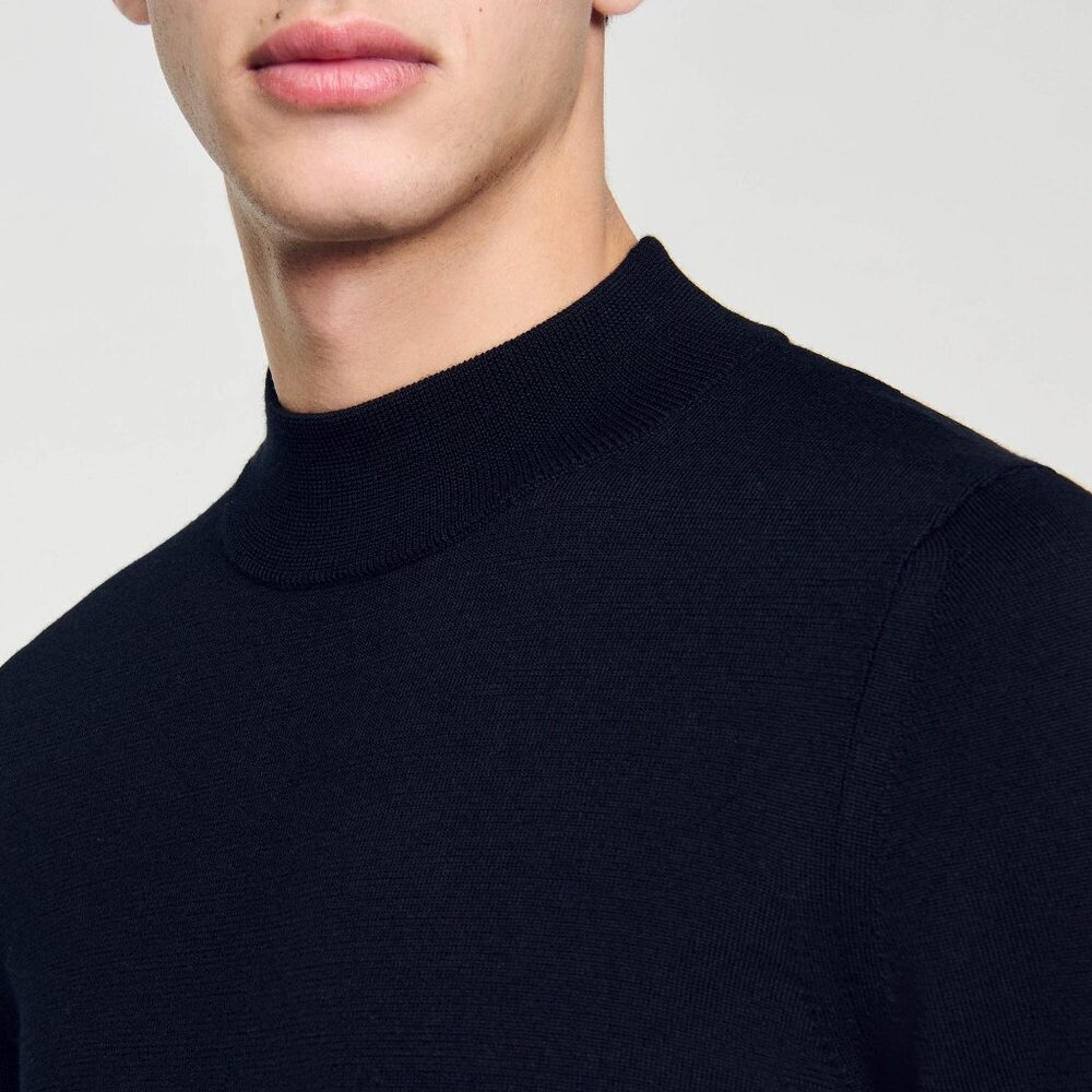 Sandro Funnel Neck Sweater